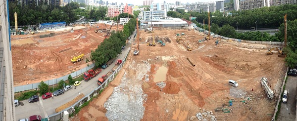Z6·尊龙凯时广场建设有序向前推进
